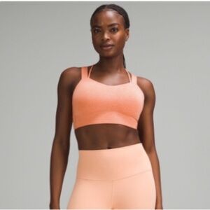 Lululemon Like a Cloud Longline Bra
*Light Support, D/DD Cup 4 Coral Kiss